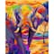 Crafting Spark Colorful Elephant Painting by Numbers Kit